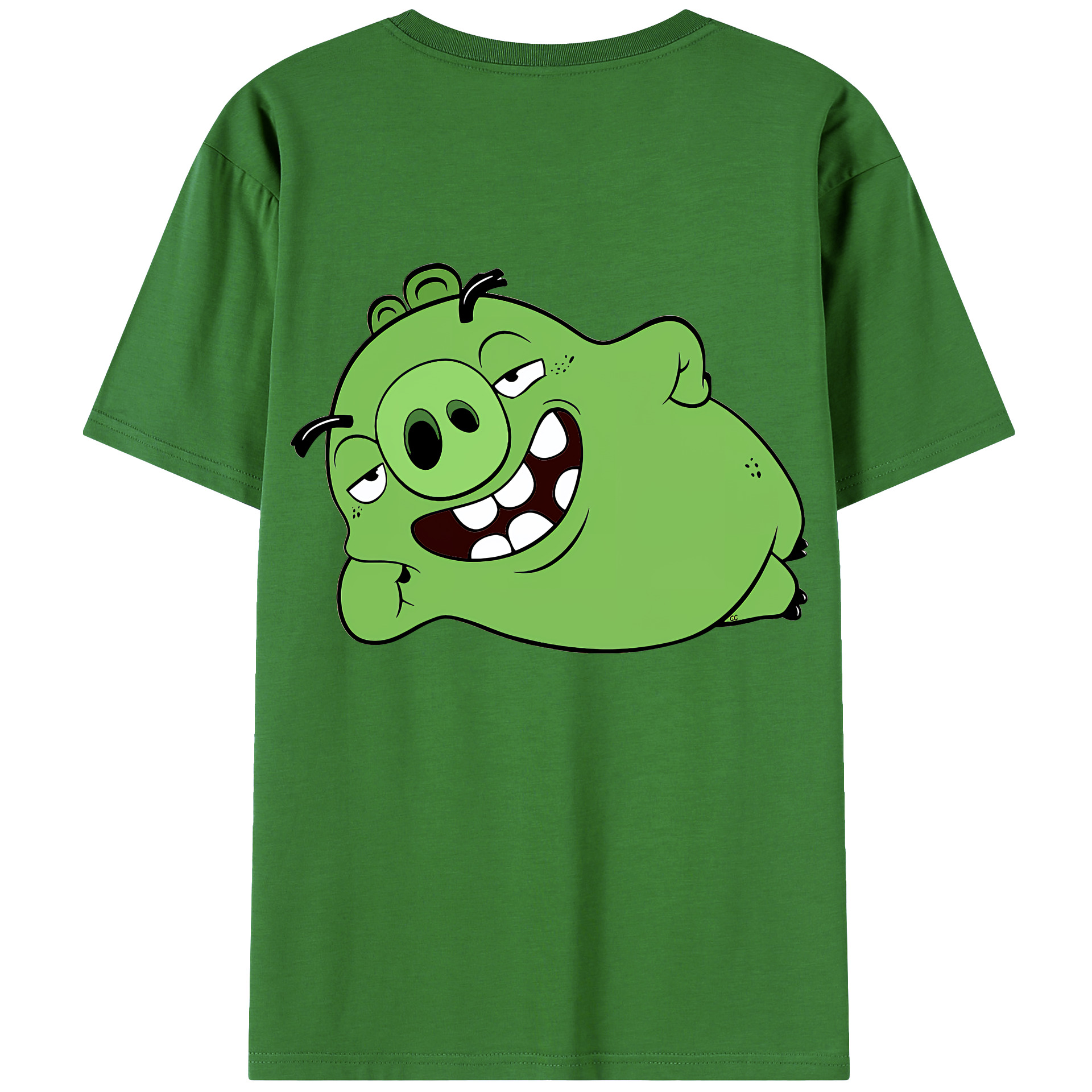 （画像用） Angry Birds アングリーバード レディース半袖Tシャツ(バックプリント)